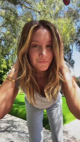 Ashley Tisdale Bikini Cleavage gif