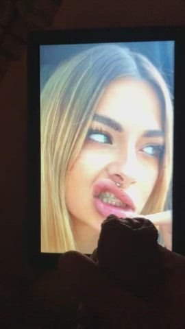 cock cum cum in mouth cumshot cute facial tiktok tribute gif