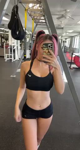 Big Tits Boobs Fitness Gym Titty Drop gif