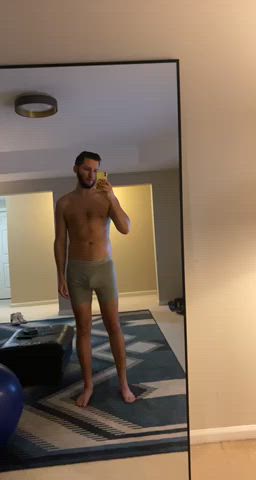 mirror tall underwear gif