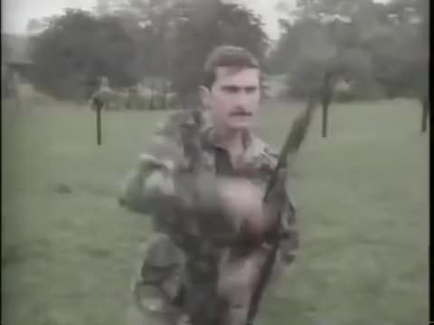 British Army bayonet training (classic version)