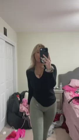 big tits blonde tiktok gif