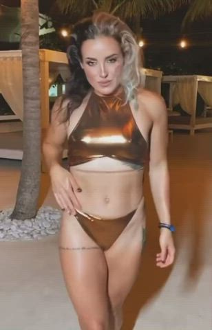 belly button bikini white girl gif