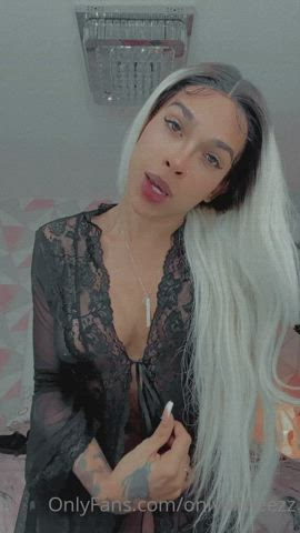 boobs girl dick hispanic latina lingerie thick trans trans woman gif