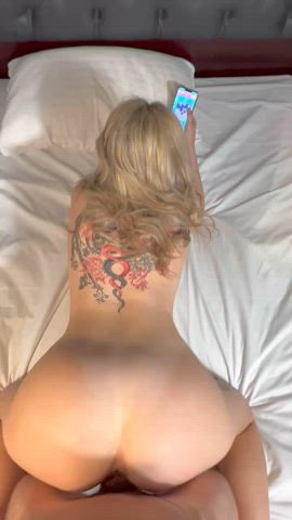 amateur ass blonde doggystyle pov pussy gif