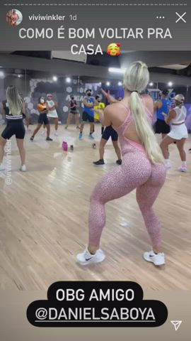 Dancing Lapdance Muscular Girl gif