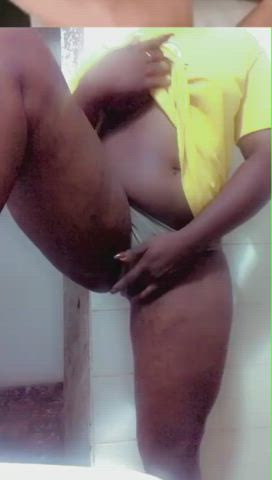 Masturbating Big Tits Amateur African Pussy Betty Busty Ebony gif