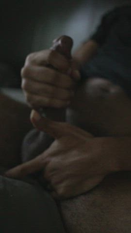 Amateur Big Dick Cum Cumshot Ebony Jerk Off Male Masturbation Masturbating Solo gif