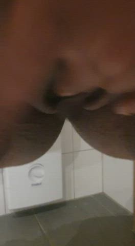 amateur ebony golden shower interracial pee peeing piss pissing wet wet pussy gif