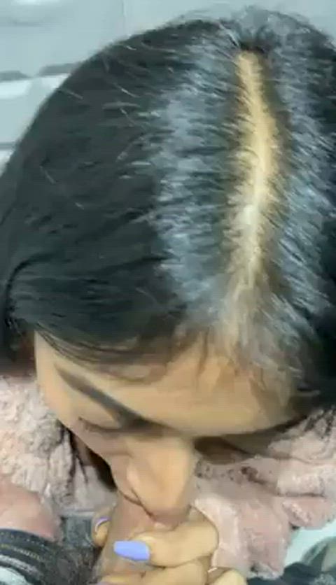 bathroom blowjob desi hindi pov wink gif