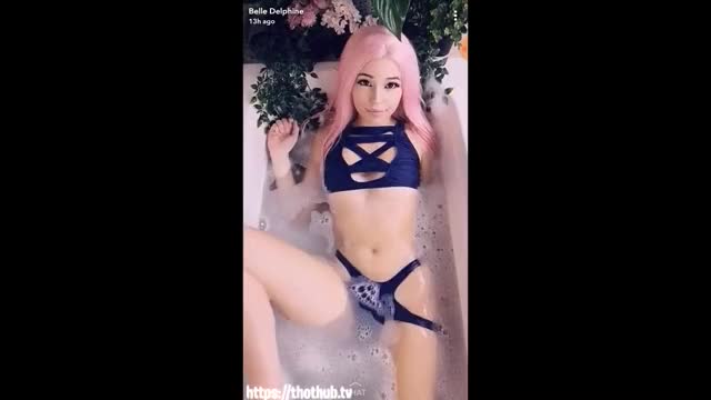 BELLE DELPHINE BATH PHOTOSHOOT SNAPCHAT LEAK - Thothub.tv