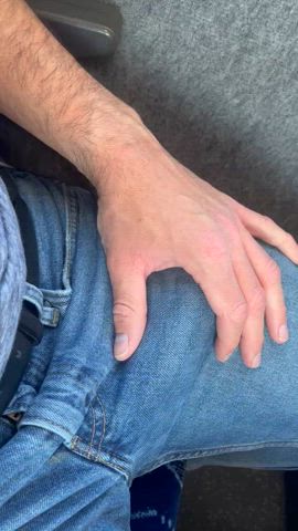 bulge jeans public gif