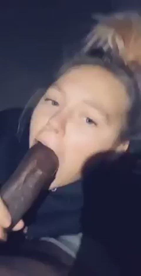 bbc bbc slut blowjob phone white girl gif