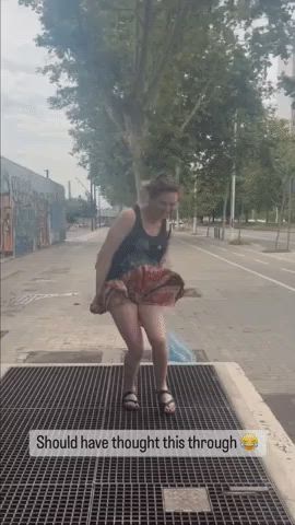 Celebrity Redhead Upskirt gif