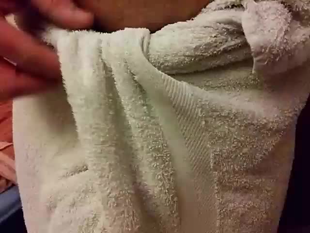Just out the shower cock reveal [GIF]
