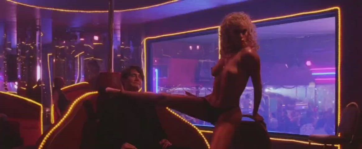 blonde celebrity stripper striptease gif