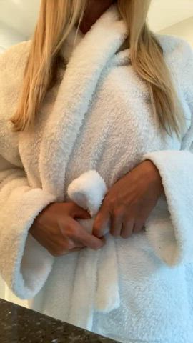 robe undressing white girl gif