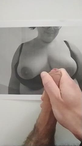 Boobs Cum Tribute gif