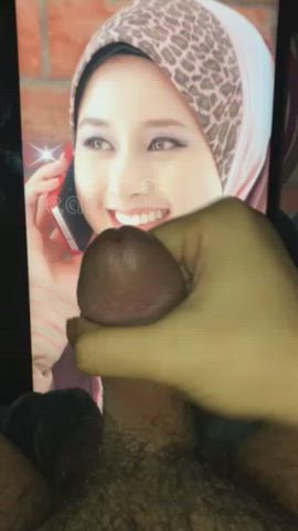 cock fetish handjob hijab homemade jerk off muslim tribbing tribute gif