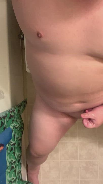 Micro penis jerk and load