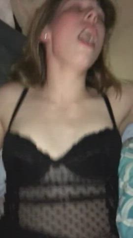 amateur bbc bed sex creamy fuck machine interracial teen white girl gif