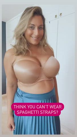 Bra Busty Cleavage gif