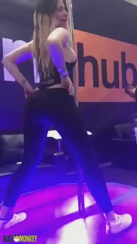 ashley alban ass ass clapping booty bubble butt jiggling stripping striptease twerking