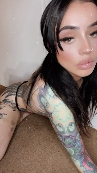 Do you like my tattoos and fat ass?