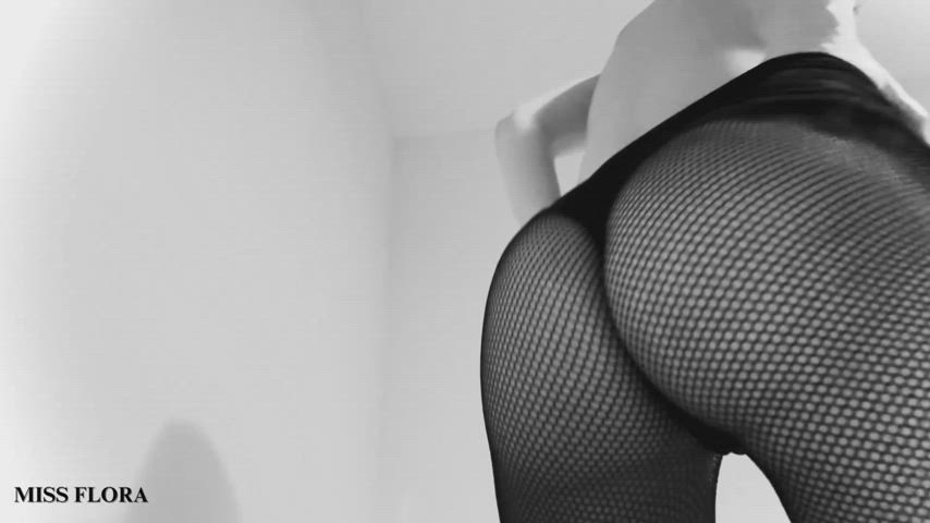 solo pov fishnet tights miss flora gif