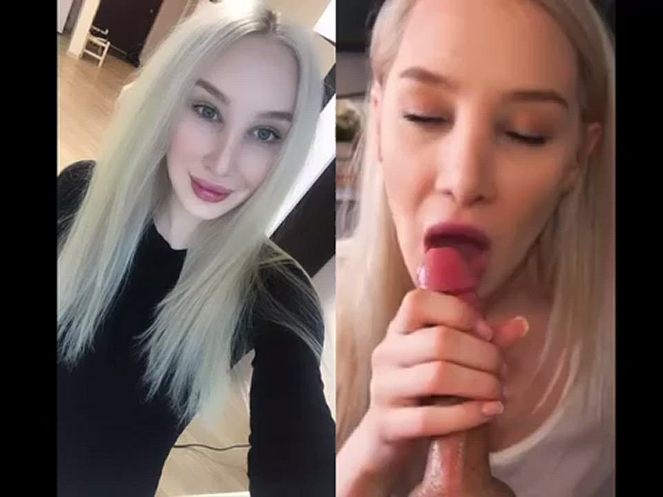 Casual pictures and bj video collage