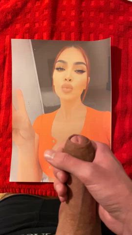 Cum tribute for Kim