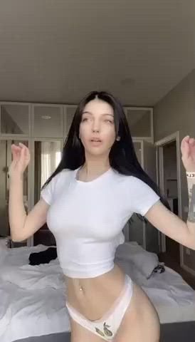 Big Tits Dancing Skinny Tattoo gif