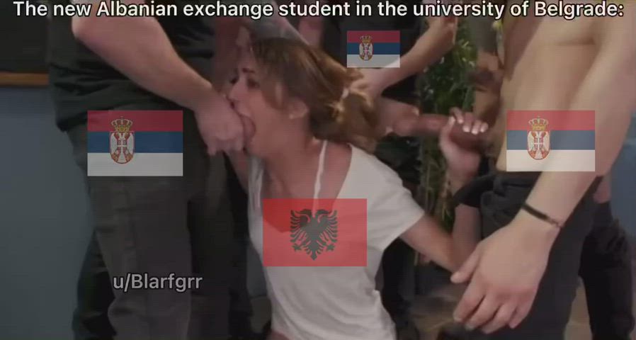 Albanian exchange student