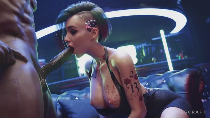 Great blowjob from Judy (Rescraft) [Cyberpunk 2077]