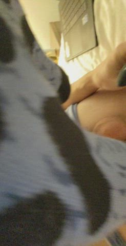 anal play ass feet femboy gif