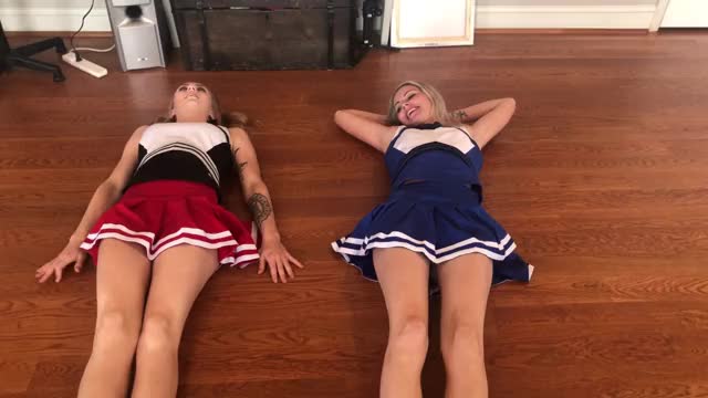 Cheer upskirt workout