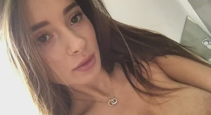 big tits boobs selfie tattoo gif