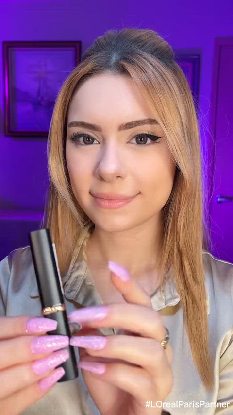 asmr beautiful close up greek lips lipstick lipstick fetish makeup sexy gif