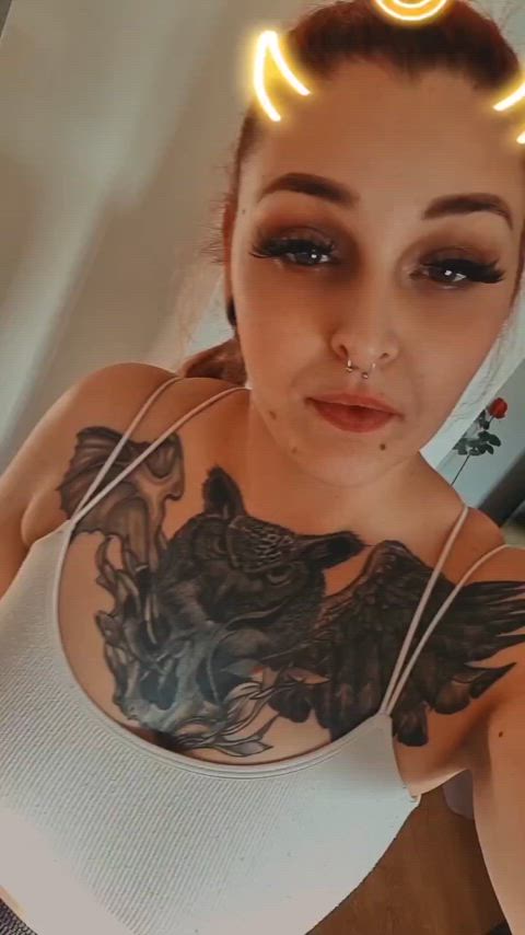 ahegao amateur onlyfans redhead teen teens gif