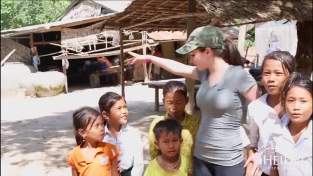 Ryan delivers milk to starving children of cambodia