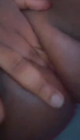ebony fingering masturbating pussy gif