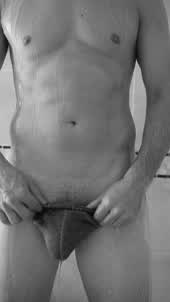 male shower solo underwear undressing wet gif