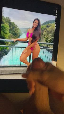 jerk off latina tribute gif