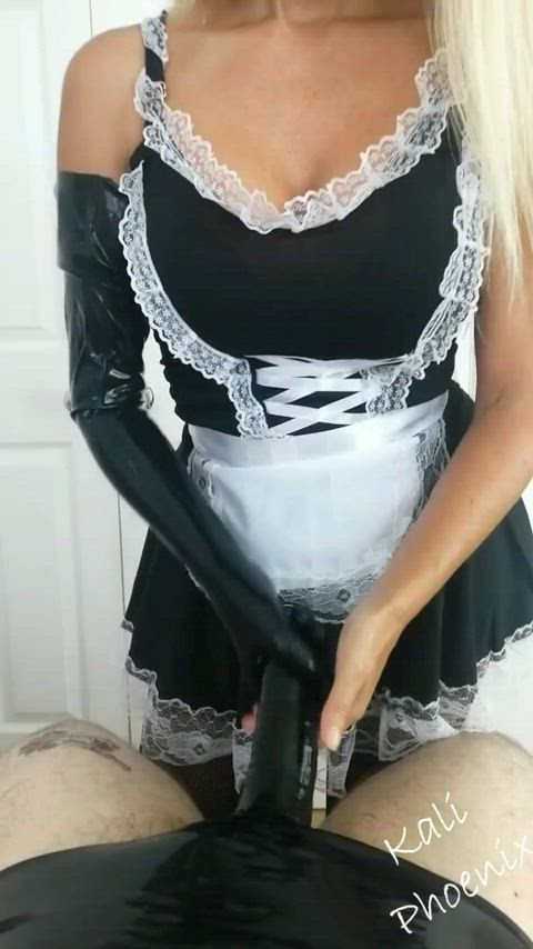 handjob latex latex gloves maid gif