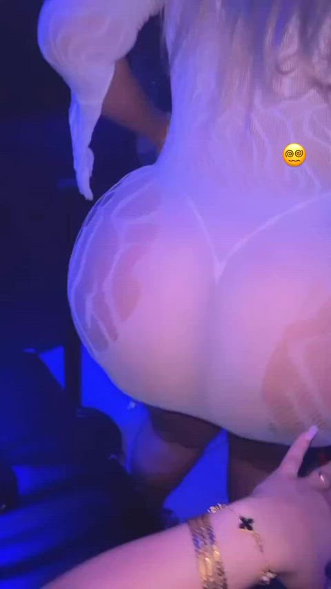 big ass ebony nightclub twerking gif
