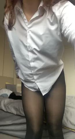 After work strip tease