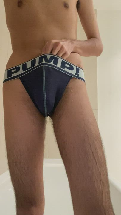 pissing in my jock 🐷