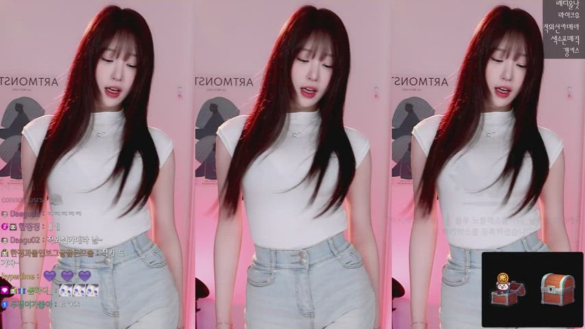 asian big tits dancing korean gif