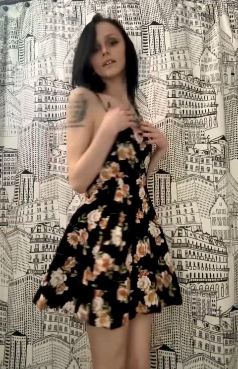 cute dress tattoo alt-girls gif