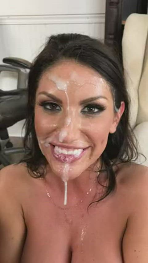 August Ames Cumshot Facial Poser GIF by terrytibbsdev